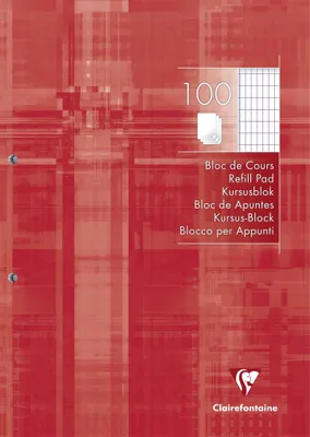 Produktbild von Clairefontaine 5813C, Muster, 100 Blätter, 90 g/m², Softcover, Universal