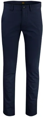 Produktbild von BOSS Orange Chino Slim Fit Dunkelblau Leinenblend