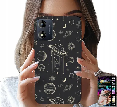 Zdjęcie produktu dla Etui Do Motorola Moto E13 - Kosmos Planety Gwiazdy Księżyc + Folia