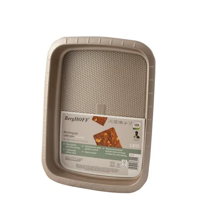 Obrázok produktu pre BergHOFF 3950542, Forma na tortu, Obdĺžnikový, 4 L, 230 °C, Hnedá, 382 mm
