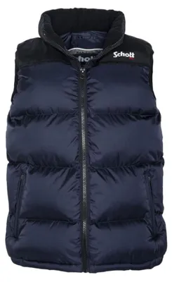 Produktbild von SCHOTT NYC Jungen UTAHVB JUNIOR DAUNENJACKE MIT SCHOTT SCHULTERPASSE, Navy, 16