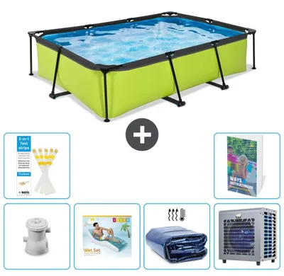 Imagen del producto de Piscina rectangular para exteriores - 300x200x65 cm - 5 piezas - Modelo S286