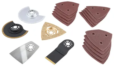 Immagine prodotto di Set Accessori 20 Pezzi Utensile Multifunzione - Seghe, Levigatura e Raschietto