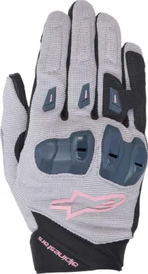 Image de Gants STELLA SP X 1, ALPINESTARS, femme (gris/noir/gris foncé/rose, taille S)