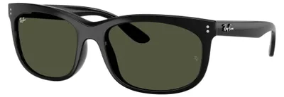 Obrázek produktu pro Sluneční brýle Ray-Ban RB2389 Balorette 901/31, lesklá černá, zelená, velikost 60