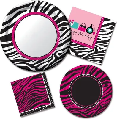 Produktbild von Tischdecke Pink Zebra