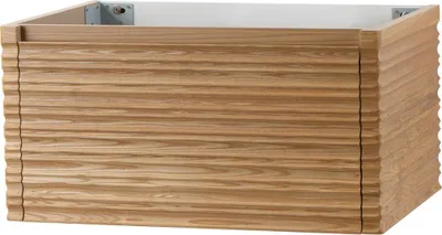 Produktbild von BELVIT VESTRA Waschtischunterschrank 80cm 1 Schublade Grifflos Softclose Nussbaum Multiplex Eschenfurnier