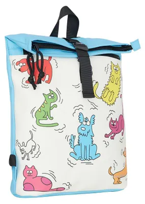 Produktbild von New Rebels Mart Art Roll Up City Rucksack Los Angeles Cartoon, wasserabweisend