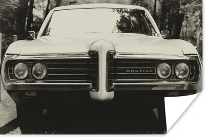 Produktbild von MuchoWow® Poster Auto - Stoßstange - Scheinwerfer 90x60 cm - Schlafzimmer