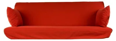 Produktbild von Auflage für Hollywoodschaukel 170 cm in Orange mit Sitz- und Rückenpolster sowie 2 Armlehnenkissen