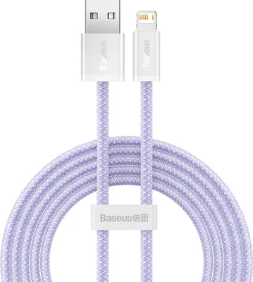 Produktbild von Baseus Dynamic USB zu Lightning Kabel, 2.4A, 1m lila
