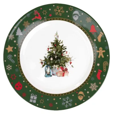 Produktbild von HOMLA KALVEN tiefer Teller grün 22 cm