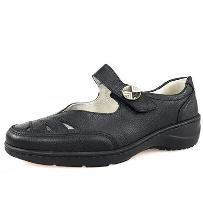 Produktbild von Waldläufer Kya Damen Slipper in Schwarz, Größe 8
