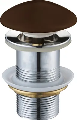 Produktbild von Mexen runder Klick-Klack-Stöpsel, Keramik braun matt - 79910-68