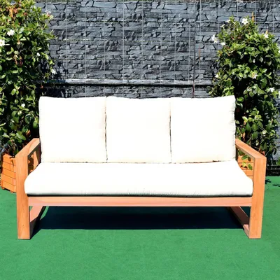 Produktbild von Teako Design Sitzpolster für Gartensofa Treviso 162x69cm Creme