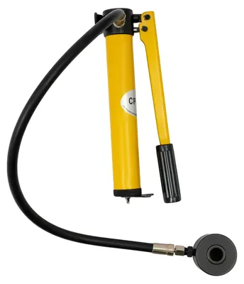 Produktbild von Hydraulischer Lochstanzer, 8 Tonnen Kapazität, hochwertige Stahlkonstruktion, gelb