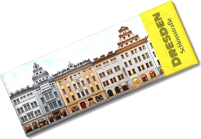 Produktbild von streetline Dresden Schlossstraße Panorama Souvenir Magnet