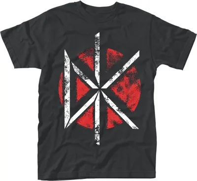 Obrázok produktu pre Dead Kennedys Distressed DK Logo Black M Tričko