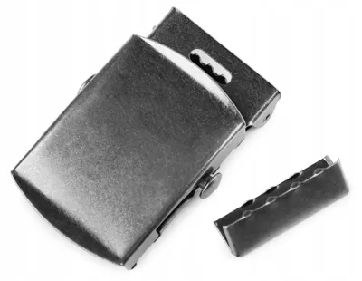 Produktbild von Stoklasa Metallschließe mit Endstück 30mm Dunkelgrau