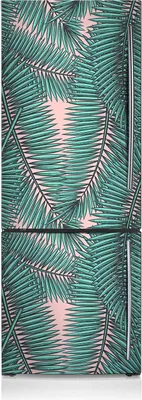 Produktbild von Aufkleber Kühlschrankmagnete Dekoration Kühlschrankfolie 60x190 cm - Exotisches Blatt