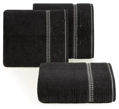 Produktbild von Eurofirany 425412, 50 x 90 cm, Baumwolle, Polyester, Schwarz, 1 Stück(e)