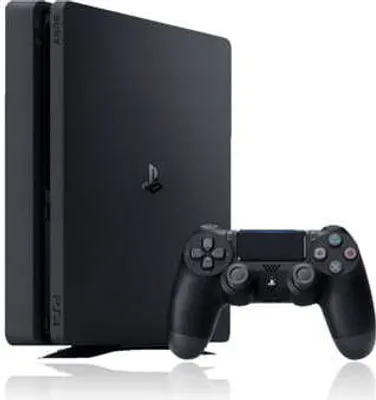 Produktbild von Sony PlayStation 4 Slim 500GB, PlayStation 4, Schwarz, 8192 MB, GDDR5, AMD Jaguar, AMD Radeon