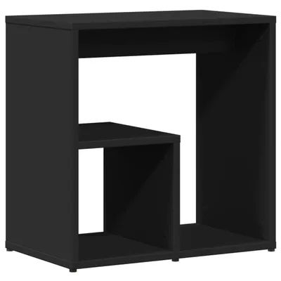 Obrázek produktu pro vidaXL Odkládací stolek černý 50x30x50 cm materiál na bázi dřeva