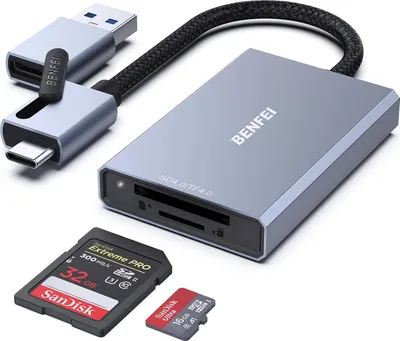 Produktbild von BENFEI Kartenlesegeräte SD 4.0 Kartenleser UHS II USB C A