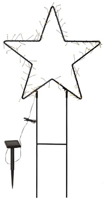 Produktbild von Star Trading 475-15, Leichte Dekorationsfigur, Schwarz, IP44, 100 Glühbirne(n), LED, 0,06 W