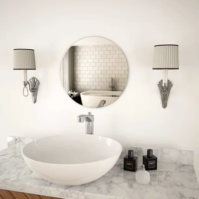 Produktbild von "im Angebot" Wandspiegel 40 cm Rund Glas - Wandspiegel CC1681