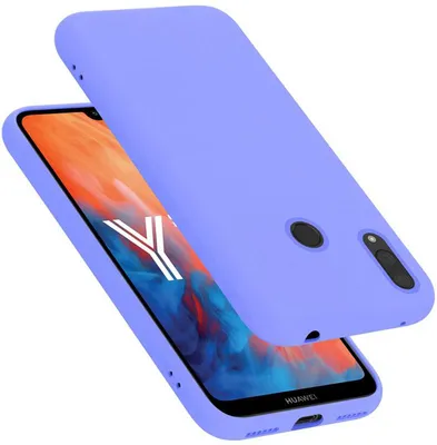 Obrázok produktu pre Cadorabo ochranné puzdro pre Huawei Y7 2019 / Y7 PRIME 2019 cover in purple puzdro na mobilný telefón Case Cover TPU case