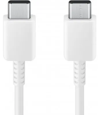 Produktbild von Samsung, Lade- und Synchronisationskabel (USB-C auf USB-C, 60W, 1m), Wei