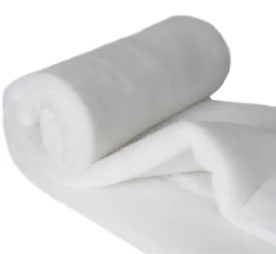 Produktbild von Volumenvlies 500g /m² Meterware 160cm BREIT 50mm Polstervlies Watte für Babydecke Polsterwatte Rollenware Vlieswatte Füllung