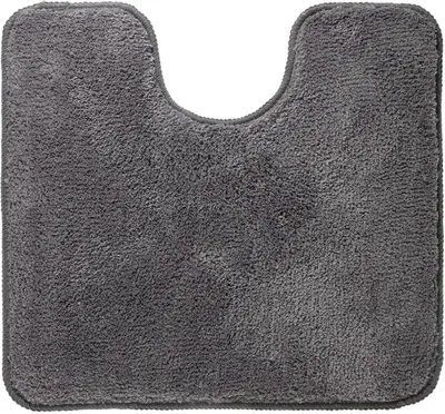 Produktbild von Sealskin Badteppich Angora, grau, 55 x 60 cm