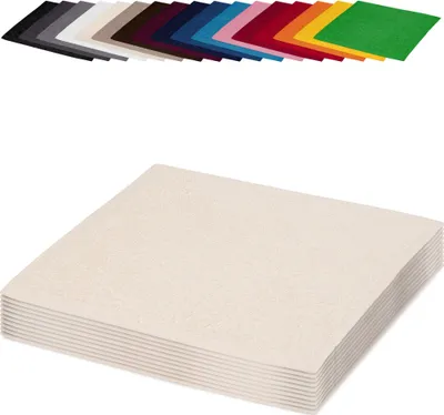 Produktbild von 10er PACK Seiftücher 30x30 cm Waschlappen Seifhandtücher 100% Baumwolle, Farbe: Creme