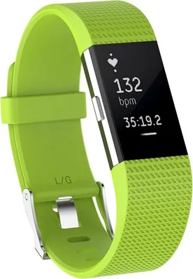 Produktbild von Armband für Fitbit Charge 2 Ersatzarmband Silikon Sportarmband atmungsaktiv wasserfest GRÜN Gr. S
