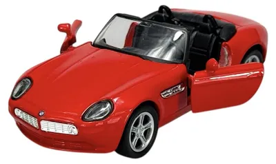 Obrázek produktu pro Welly BMW Z8 E52, červená barva, kovový model, měřítko 1:34, , v originální krabici, číslo produktu 49755