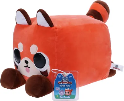 Image de Panda en peluche, rouge, 25 cm, peluche pour enfants