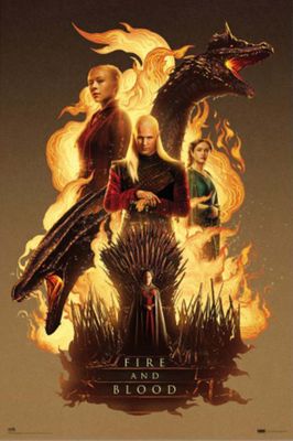 Poster House of the Dragon Fire and Blood 61x91.5cm