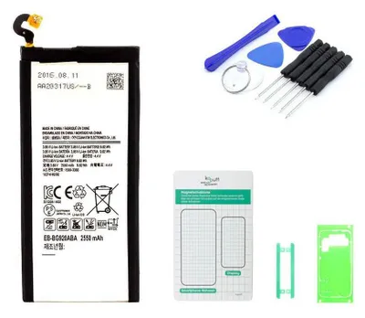 Produktbild von Samsung Akku Reparaturset für Galaxy S6 Smartphone mit 2.550 mAh und 3,85 V