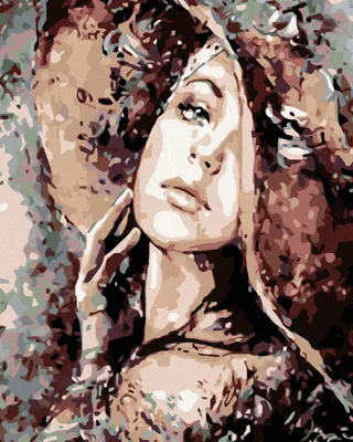 Image de Zuty - Peinture par numéros - RÊVEUSE, 40 x 50 cm, sans cadre et sans toile tendue