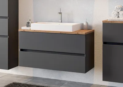 Produktbild von Waschtisch Waschschrank Waschbecken Badschrank "Pienza II"