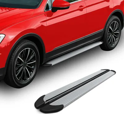 Produktbild von 2024-2025 MG HS II Trittbretter Seitenschweller Seitenbretter Silber Aluminium