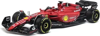 Produktbild von Bburago 18-36832 - Modellauto - Ferrari Racing F1-75 Leclerc #16 (Maßstab 1:43) Modell Auto Formel 1