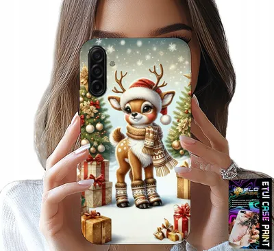 Produktbild von Hülle für Samsung Galaxy A17 5G - Renifer, weihnachtliche Motive + Schutzglas