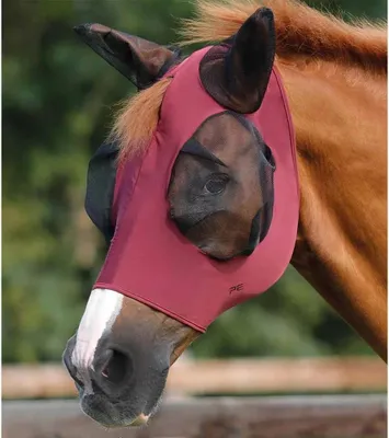 Image de Premier Equine Comfort Tech Élasthanne Masque anti-mouches rose M rose M