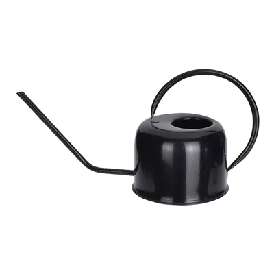 Produktbild von Gießkanne aus Metall schwarz 1L für Zimmerpflanzen Blumengießkanne 1 Liter