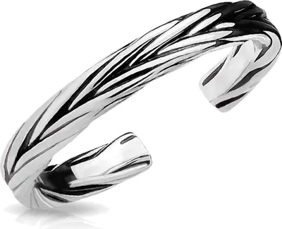 Produktbild von viva-adorno Ring Zehenring Mittelring Midi Damenring verstellbar Fusschmuck Messing rhodiniert silber geflochten Z532