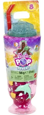 Immagine prodotto di Bambola sorpresa - BARBIE - Pop Reveal Oceano Delfino JKF60 - 8 sorprese - Slime profumato
