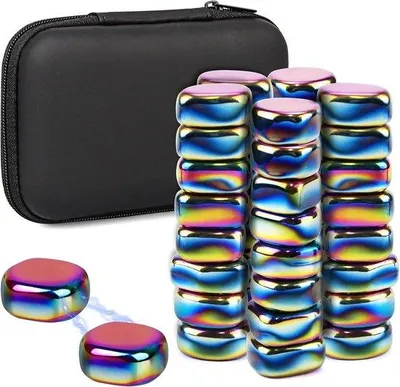 Produktbild von Bunte Hämatischerne Magnete 40 Stück